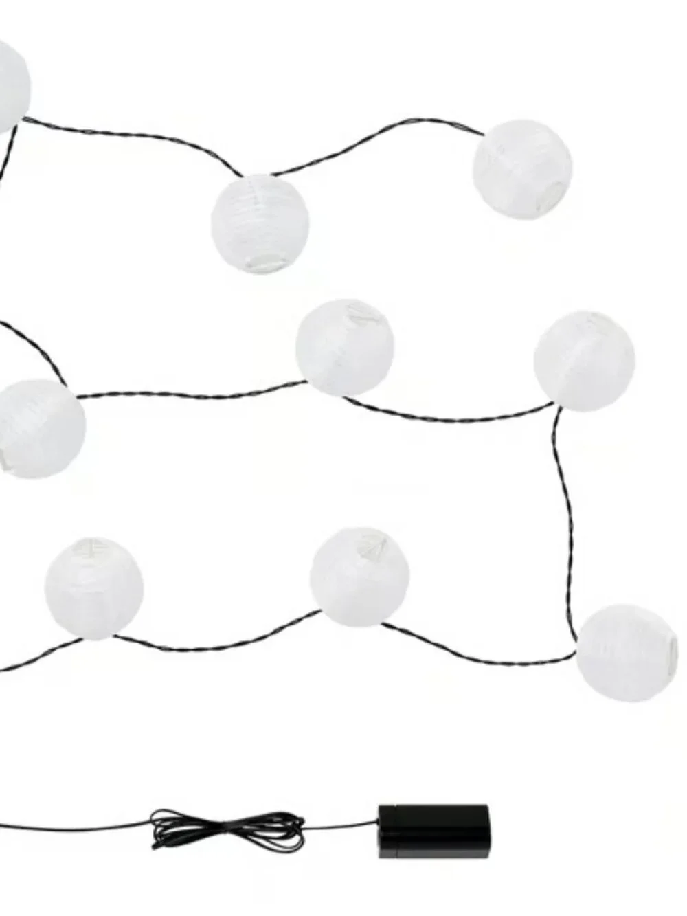 SOLVINDEN 206.155.02 LED string light with 12 lights, battery operated white